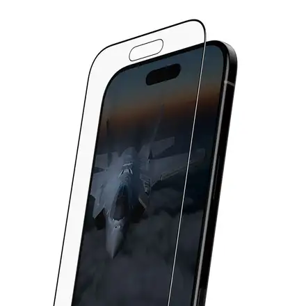 PanzerGlass ochranné sklo UWF Stealth pro iPhone Air - Black Frame