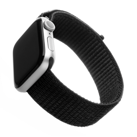 FIXED Nylon Strap pro Apple Watch 38/40/41 mm, černý