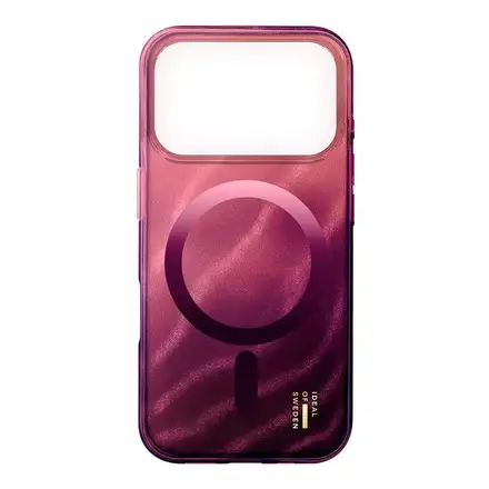 iDeal Fashion Clear Case MagSafe iPhone 17 Pro Max/18 Pro Max Cherry Lacquer