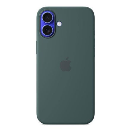 iPhone 16 Plus Silicone Case with MagSafe - Lake Green