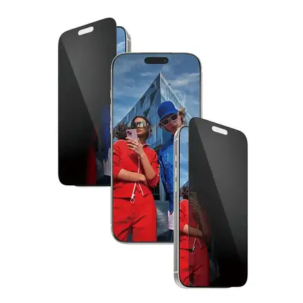 PanzerGlass ochranné sklo UWF 2-Way Privacy pro iPhone 17 Pro Max - Black Frame