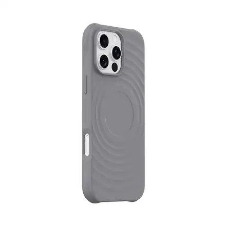 Devia kryt Ripple Magnetic Shockproof TPU Case pro iPhone 16 Pro - Gray