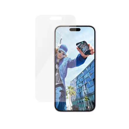 PanzerGlass ochranné sklo UWF Classic Fit pro iPhone 16 Plus/15 Plus-Clear