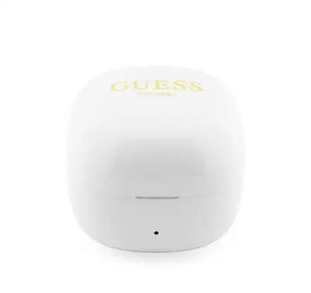 Guess Mini Classic Logo OWS Bezdrátová Sluchátka bílá