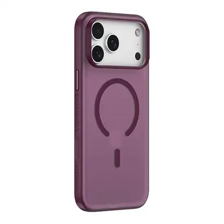 Devia kryt Light Ripple Skin-Friendly Magnetic Case pro iPhone 18 Pro Max-Dark Cherry