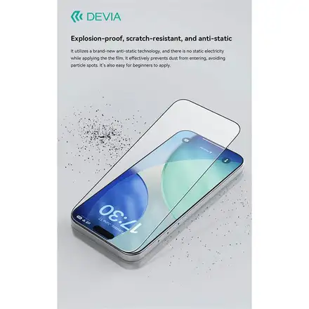 Devia ochranné sklo Star Series pro iPhone Air (10pcs) - Black Frame