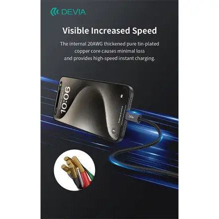 Devia kabel USB-C Extreme Speed ??Series 240W Cable 2m - Black