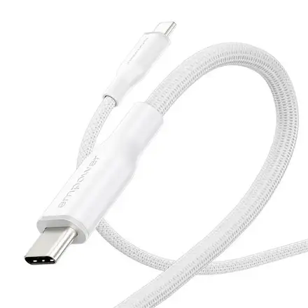 PanzerGlass kabel EMPOWER Racing USB-C na USB-C 1,2 m 60W - bílý
