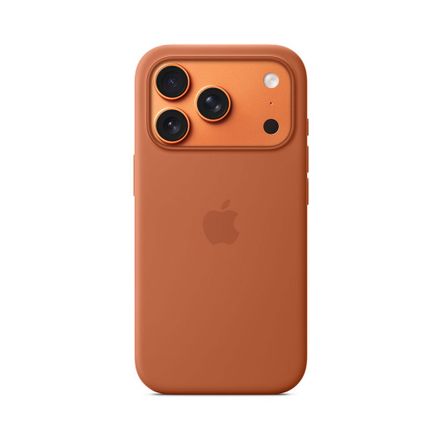 Apple iPhone 17 Pro Silicone Case with MagSafe – Terra Cotta