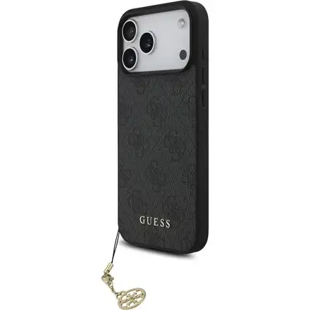 Guess 4G Charm MagSafe kryt iPhone 17 Pro šedý