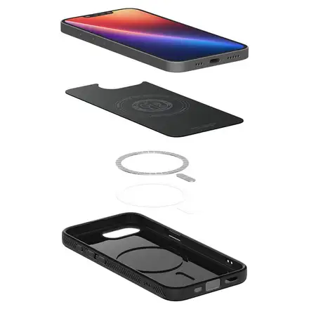 Spigen kryt Liquid Air Magsafe pro iPhone 17e/16e - Matte Black