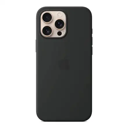 iPhone 16 Pro Max Silicone Case with MagSafe - Černá