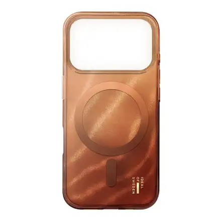 iDeal Fashion Clear Case MagSafe iPhone 17 Pro Max/18 Pro Max Mocha Mousse