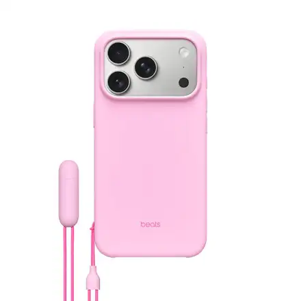 Apple Beats iPhone 17 Pro Kickstand Case with MagSafe and Camera Control - Pebble Pink