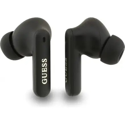 Guess PU 4G Metal Logo ENC TWS Bezdrátová Sluchátka černá
