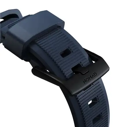 Nomad řemínek Rugged Strap pro Apple Watch 49/45/44/42 mm - Atlantic Blue/Black Hardware