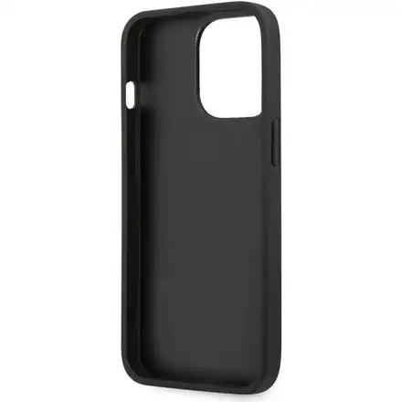 Guess PU 4G Metal Logo kryt iPhone 13 Pro šedý