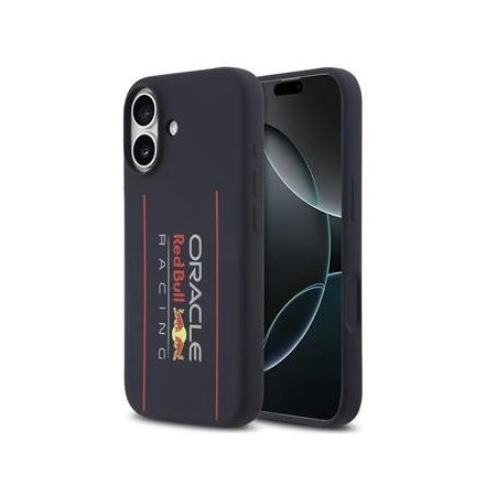 Red Bull Silicone Vertical Logo MagSafe Zadní Kryt pro iPhone 17 modrý