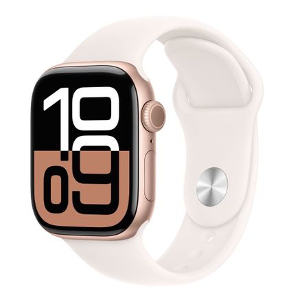 Apple Watch Series 10 GPS + Cellular 46mm Růžově zlatý hliník *Třída C*