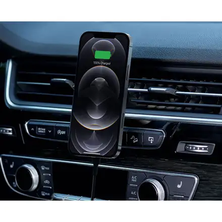 Belkin Boost Charge Magnetic Wireless Car Charger 10W + 20W PD Charger-Black