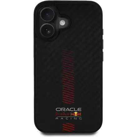 Red Bull Carbon Powerbar MagSafe Zadní Kryt pro iPhone 16 Plus černý