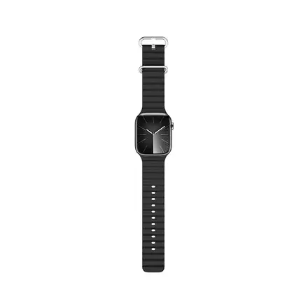 Epico Watch Strap Ocean Apple Watch SE (44mm)/Series 1-9 (42/44/45mm) 10-12 (46mm)/Ultra (49mm) - černá