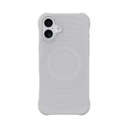 Devia kryt Ripple Magnetic Shockproof TPU Case pro iPhone 16 - White
