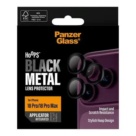 PanzerGlass ochranné sklo Hoops pro iPhone 18 Pro/18 Pro Max-Black