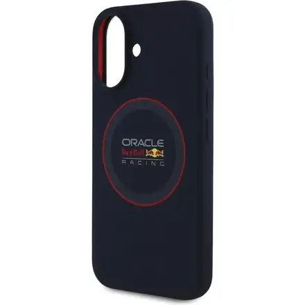 Red Bull Silicone Red Ring MagSafe Zadní Kryt pro iPhone 16 Plus modrý