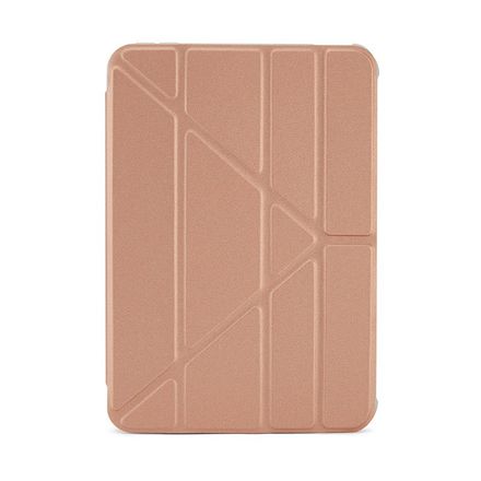 Pipetto pouzdro Origami TPU Case pro iPad mini 6 2021/A17 Pro 2024 - Rose Gold
