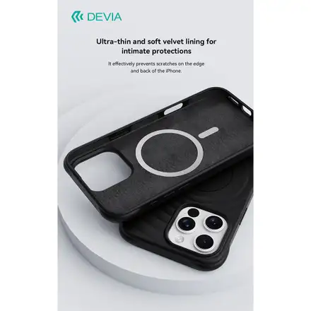 Devia kryt Ripple Magnetic Shockproof TPU Case pro iPhone 16 Pro Max - White
