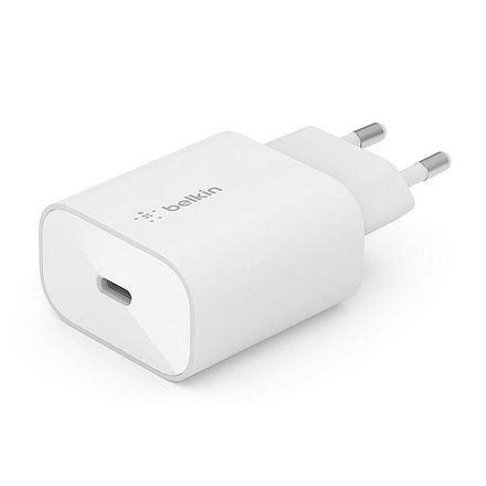 Belkin 25W PD 3.0 PPS USB-C Wall Charger-White