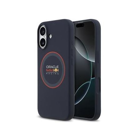 Red Bull Silicone Red Ring MagSafe Zadní Kryt pro iPhone 17 modrý