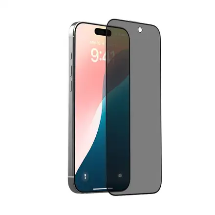 Devia ochranné sklo Van Series Privacy pro iPhone 16 Pro - Black Frame