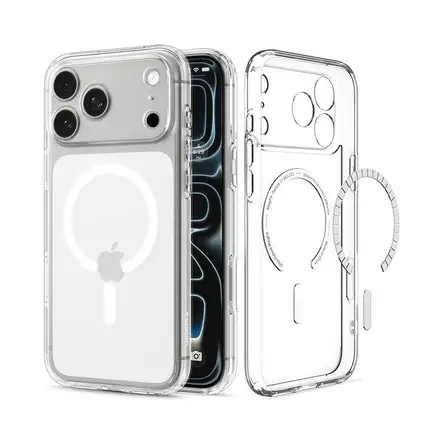 Spigen kryt Ultra Hybrid MagSafe pro iPhone 17 Pro/18 Pro - Clear White