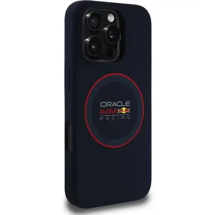 Red Bull Silicone Red Ring MagSafe Zadní Kryt pro iPhone 16 Pro Max modrý