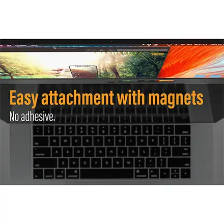PanzerGlass ochranné sklo Dual Privacy pro Macbook Pro 15"-Black Frame