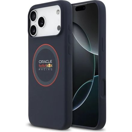 Red Bull Silicone Blue Ring MagSafe Zadní Kryt pro iPhone 17 Pro modrý