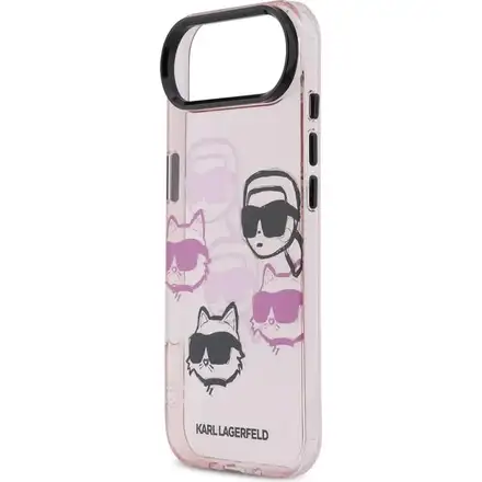 Karl Lagerfeld IML Multi K&CH Heads kryt iPhone Air růžový