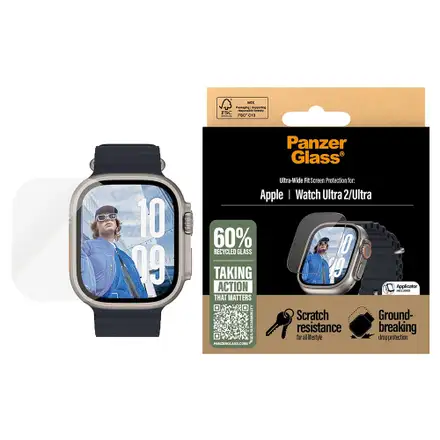 PanzerGlass ochranné sko pro Apple Watch Ultra 49mm-Clear