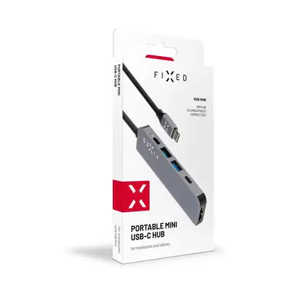 FIXED HUB Mini 5in1 s rozhraním USB-C pro notebooky a tablety