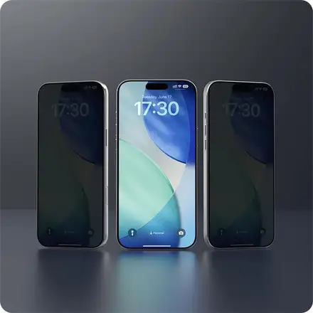 Devia ochranné sklo Van Series Privacy pro iPhone 17 - Black Frame