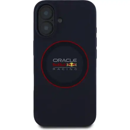 Red Bull Silicone Red Ring MagSafe Zadní Kryt pro iPhone 16 Plus modrý