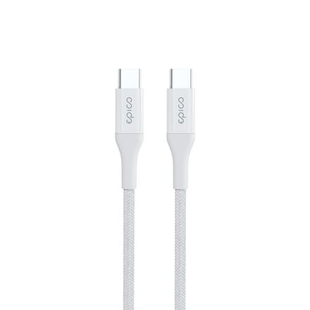 iStores by Epico Braided PD Cable 1.2m USB-C to USB-C-bílý