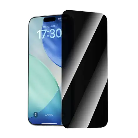 Devia ochranné sklo Van Series Privacy pro iPhone Air - Black Frame