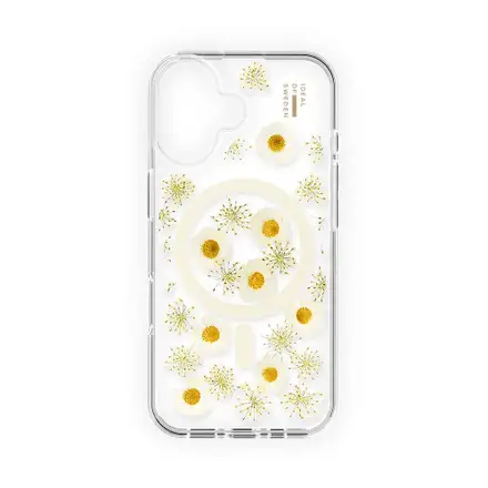 iDeal Fashion Clear Case MagSafe iPhone 16 Daisy Bloom