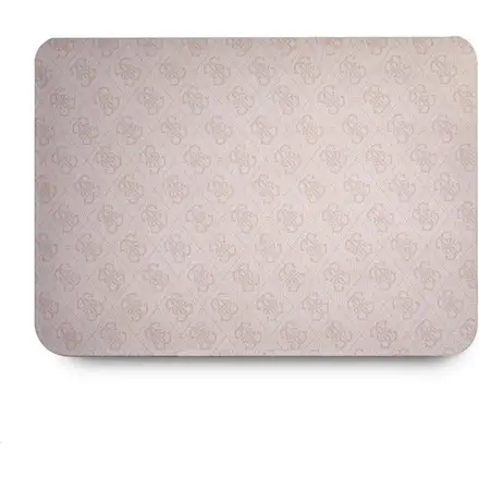 Guess PU 4G Metal Logo Pouzdro na MacBook 13" růžové