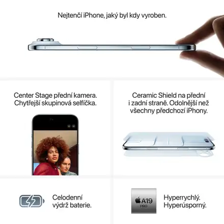 iPhone Air 256GB Vesmírně černá