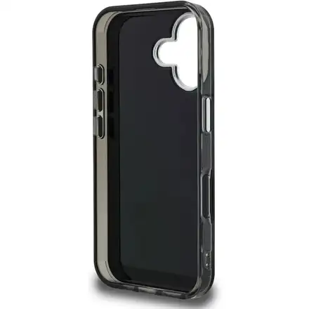 Karl Lagerfeld IML Aquarelle Choupette kryt iPhone 16 černý