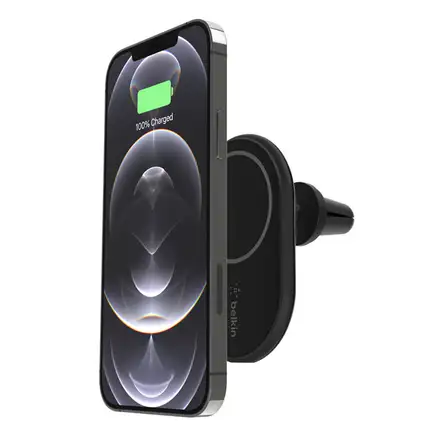 Belkin Boost Charge Magnetic Wireless Car Charger 10W + 20W PD Charger-Black
